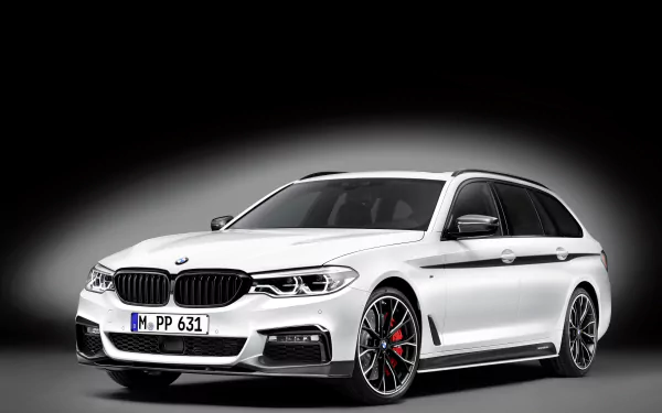 car white car BMW vehicle BMW 5 Series HD Desktop Wallpaper | Background Image