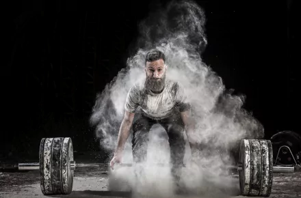 beard smoke weightlifting Sports HD Desktop Wallpaper | Background Image