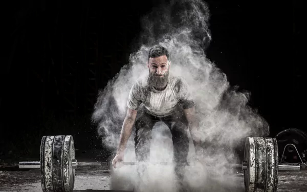 beard smoke weightlifting Sports HD Desktop Wallpaper | Background Image