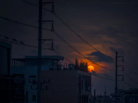 dusk building photography sunset HD Desktop Wallpaper | Background Image