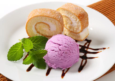 cake ice cream mint food dessert HD Desktop Wallpaper | Background Image