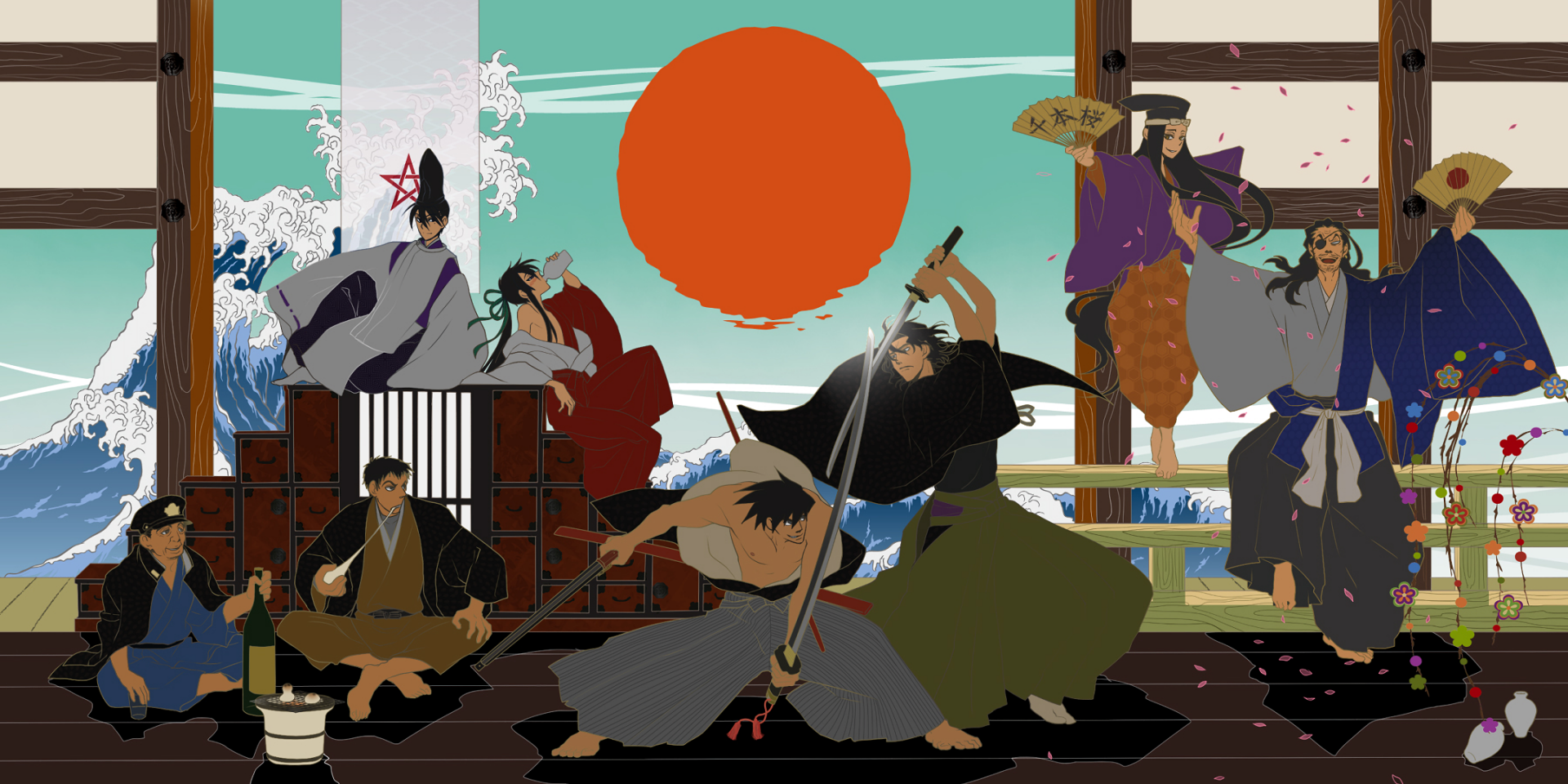 Download Anime Drifters HD Wallpaper