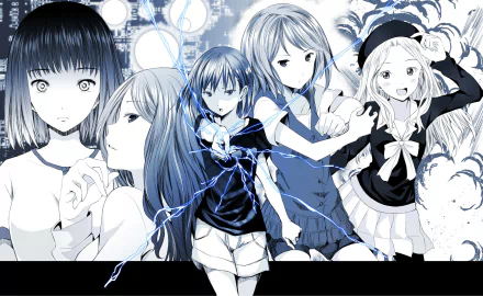 Saiai Kinuhata Rikou Takitsubo Shizuri Mugino Mikoto Misaka Frenda Seivelun Anime A Certain Scientific Railgun HD Desktop Wallpaper | Background Image