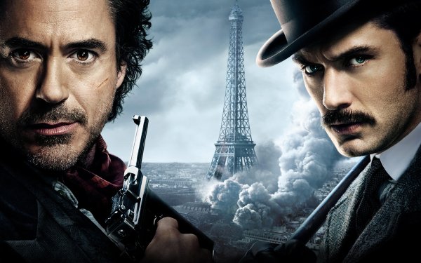 Movie Sherlock Holmes: A Game of Shadows Sherlock Holmes Robert Downey Jr. Jude Law HD Wallpaper | Background Image
