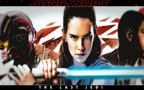 Poe Dameron Finn (Star Wars) Rey (Star Wars) movie Star Wars: The Last Jedi HD Desktop Wallpaper | Background Image