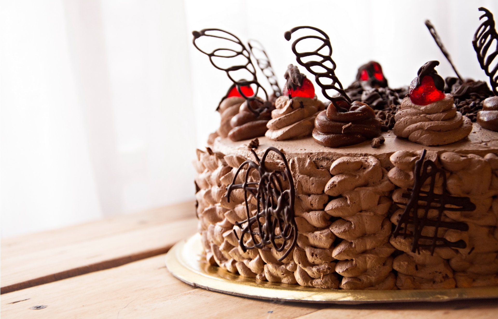 Download Chocolate Pastry Food Cake HD Wallpaper