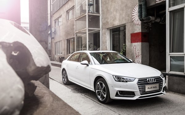 Vehicles Audi A4 Audi White Car Car Luxury Car HD Wallpaper | Background Image