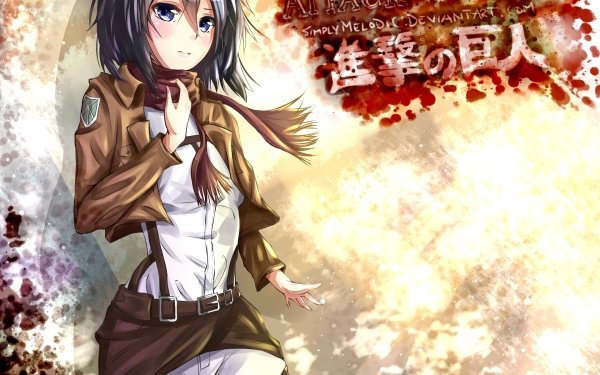 Anime Attack On Titan Shingeki No Kyojin Mikasa Ackerman HD Wallpaper | Background Image