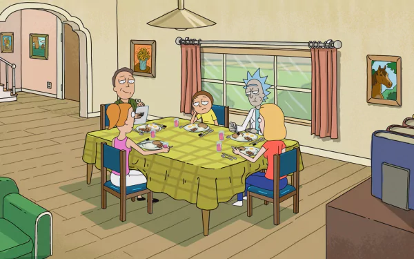 Summer Smith Beth Smith Jerry Smith Rick Sanchez Morty Smith TV Show Rick and Morty HD Desktop Wallpaper | Background Image