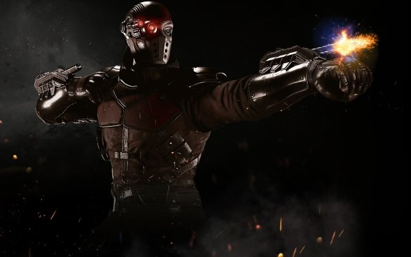 Videojuego Injustice 2 Injustice Deadshot DC Comics Gun Arma Helmet Fondo de pantalla HD | Fondo de Escritorio