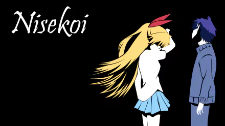 Raku Ichijō Chitoge Kirisaki Anime Nisekoi HD Desktop Wallpaper | Background Image