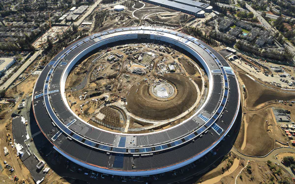 building architecture Cupertino man made Apple Headquarters HD Desktop Wallpaper | Background Image