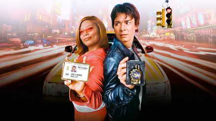 Jimmy Fallon Queen Latifah movie Taxi (2004) HD Desktop Wallpaper | Background Image