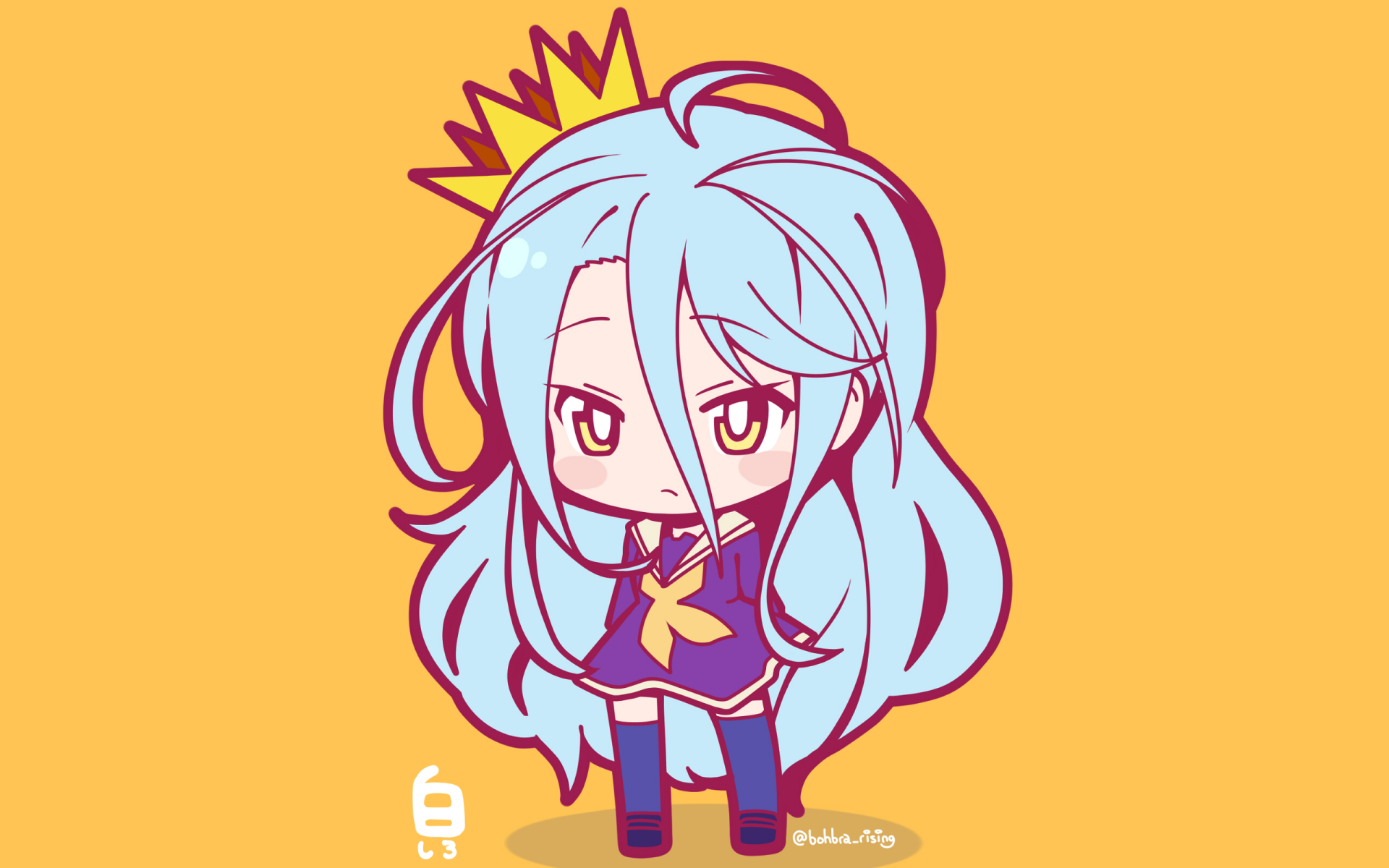 Download Shiro (No Game No Life) Anime No Game No Life HD Wallpaper