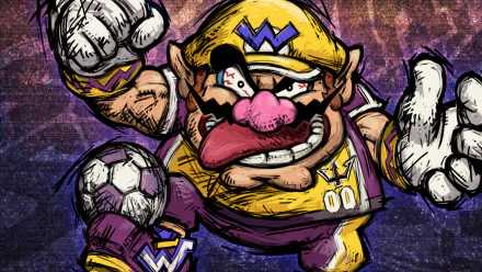 Wario video game super mario strikers HD Desktop Wallpaper | Background Image
