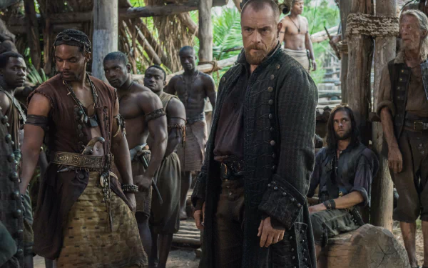 Captain Flint (Black Sails) Toby Stephens TV Show Black Sails HD Desktop Wallpaper | Background Image