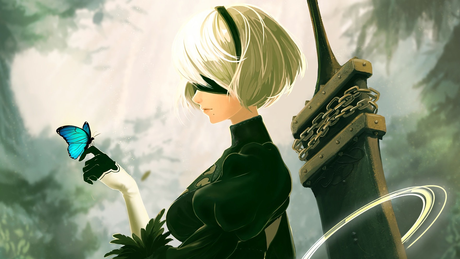 YoRHa No.2 Type B HD Wallpaper - NieR: Automata
