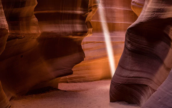sunbeam sandstone canyon nature antelope canyon HD Desktop Wallpaper | Background Image