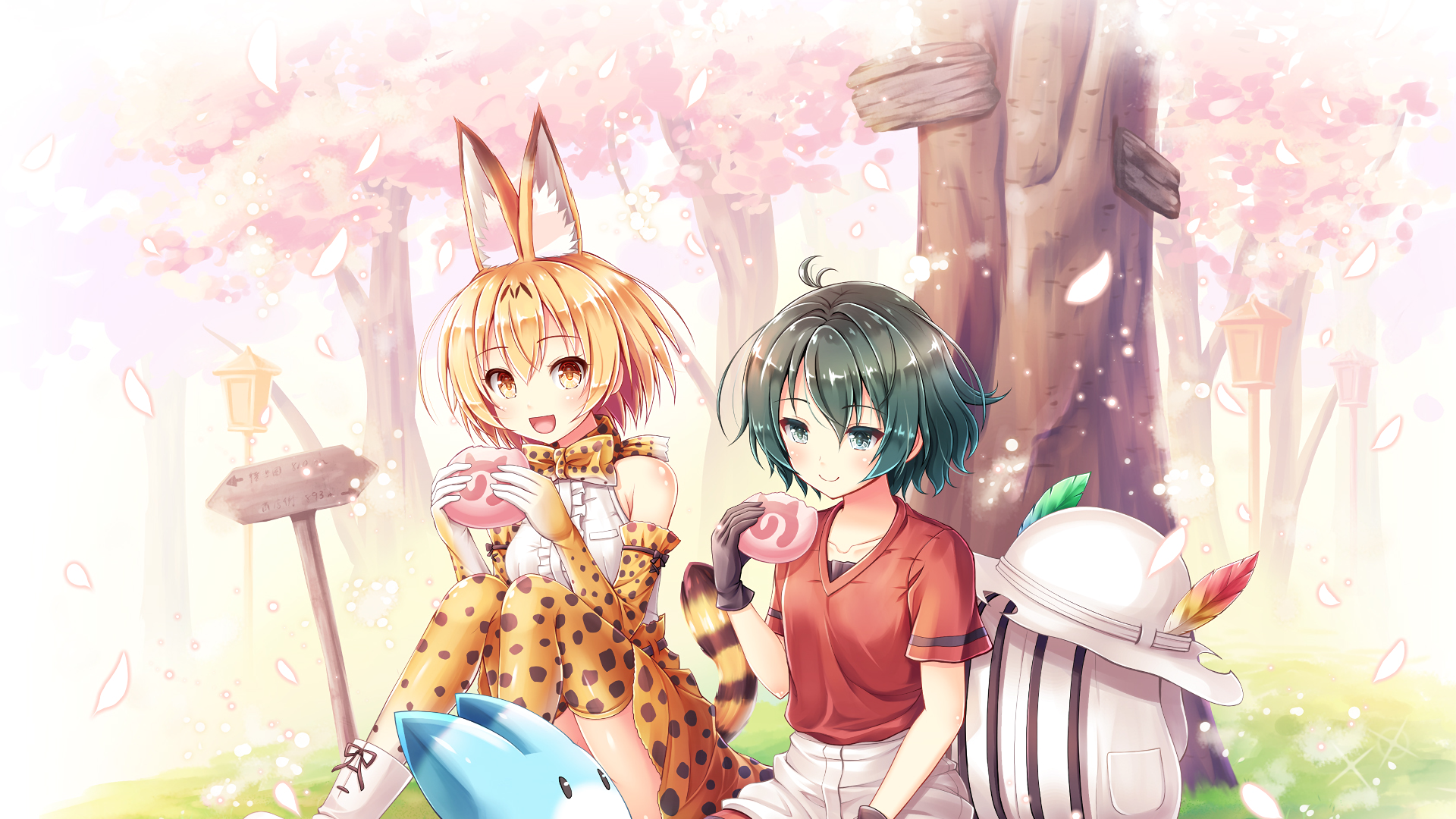 Download Kaban (Kemono Friends) Serval (Kemono Friends) Anime Kemono  Friends HD Wallpaper