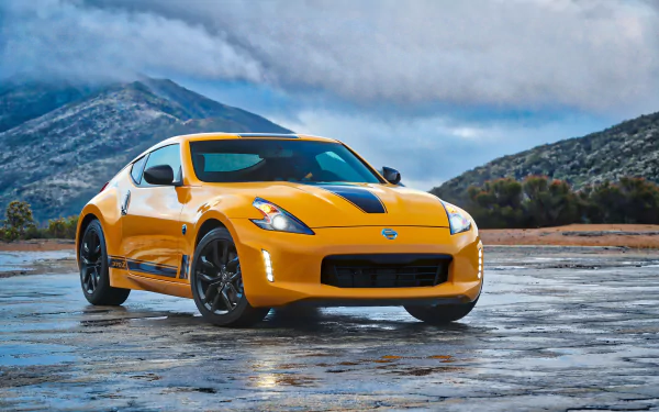 car yellow car Nissan vehicle Nissan 370Z HD Desktop Wallpaper | Background Image