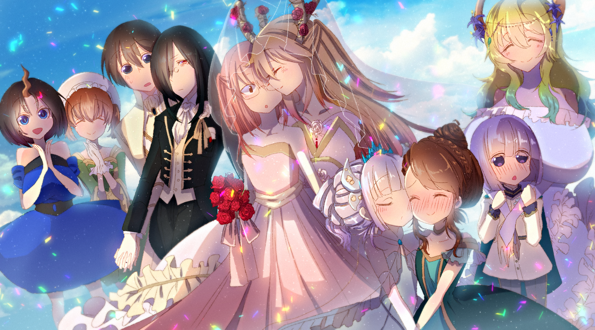 Kobayashisan chi no maid dragon Fondo de pantalla HD