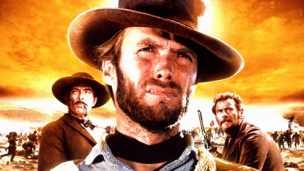 Lee Van Cleef Eli Wallach Clint Eastwood movie The Good the Bad and the Ugly HD Desktop Wallpaper | Background Image