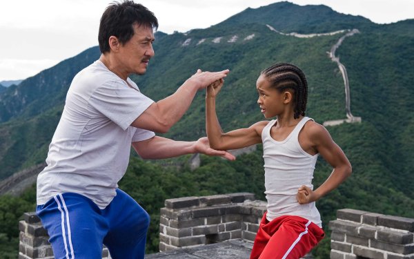 Movie The Karate Kid (2010) Jackie Chan Jaden Smith HD Wallpaper | Background Image