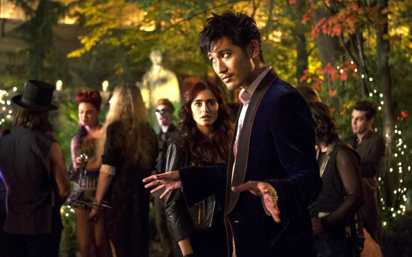 Godfrey Gao Lily Collins movie The Mortal Instruments: City of Bones HD Desktop Wallpaper | Background Image