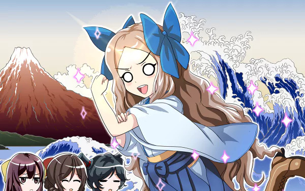 Matsukaze (Kancolle) Kamikaze (Kancolle) Harukaze (Kancolle) Asakaze (Kancolle) Anime Kantai Collection HD Desktop Wallpaper | Background Image