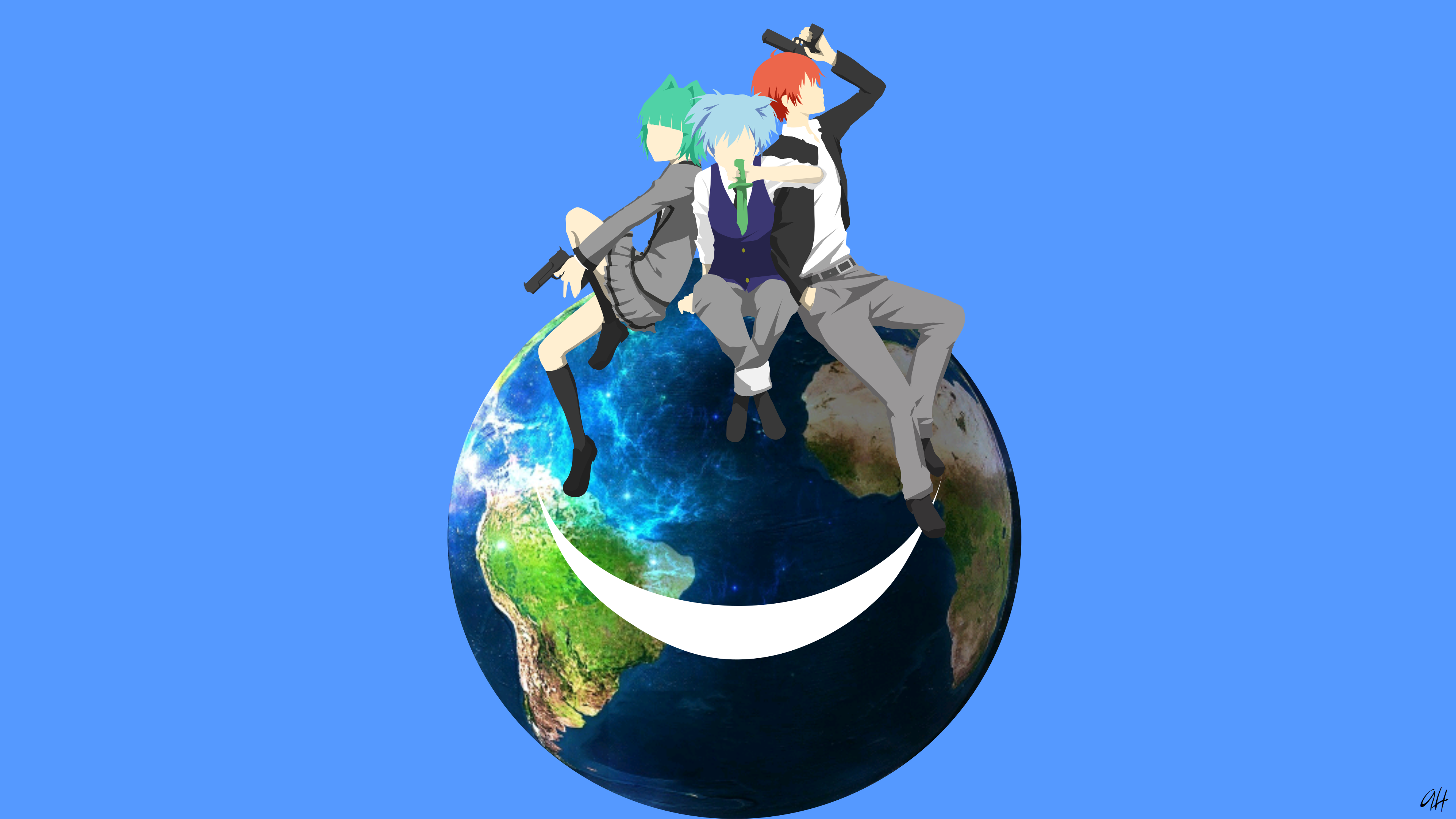 Earth Day Assassination Classroom by darkprinceah