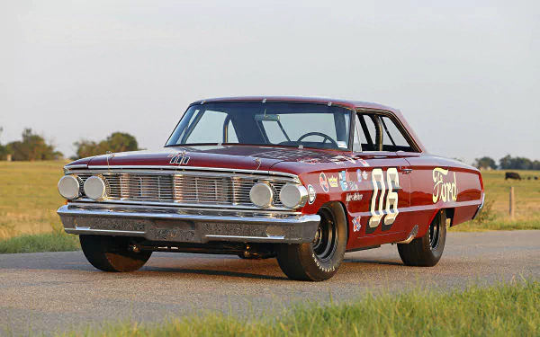 NASCAR Ford Galaxie 500 Club Victoria vehicle ford galaxie 500 HD Desktop Wallpaper | Background Image
