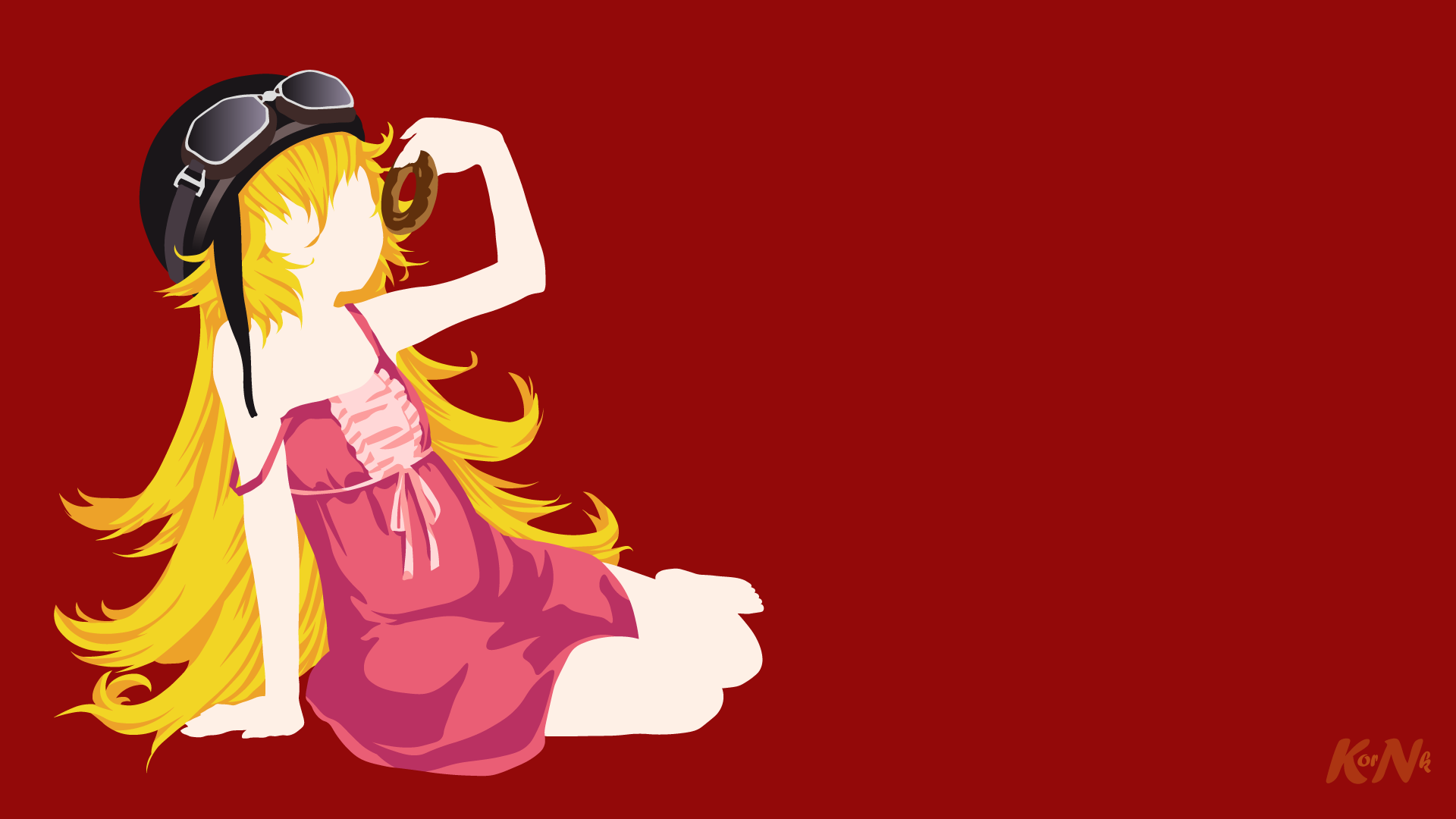 Download Shinobu Oshino Anime Monogatari (Series) 4k Ultra HD Wallpaper