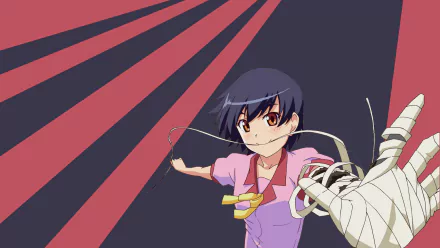 Suruga Kanbaru Anime Monogatari (Series) HD Desktop Wallpaper | Background Image