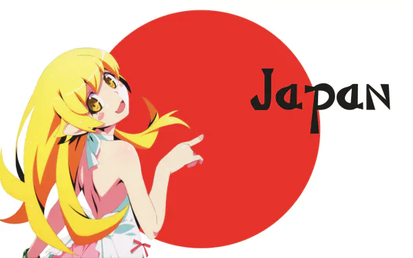 Shinobu Oshino Anime Monogatari (Series) HD Desktop Wallpaper | Background Image