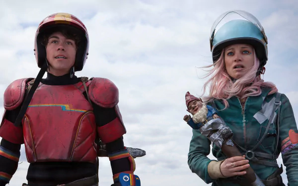 Munro Chambers Laurence Leboeuf movie Turbo Kid HD Desktop Wallpaper | Background Image