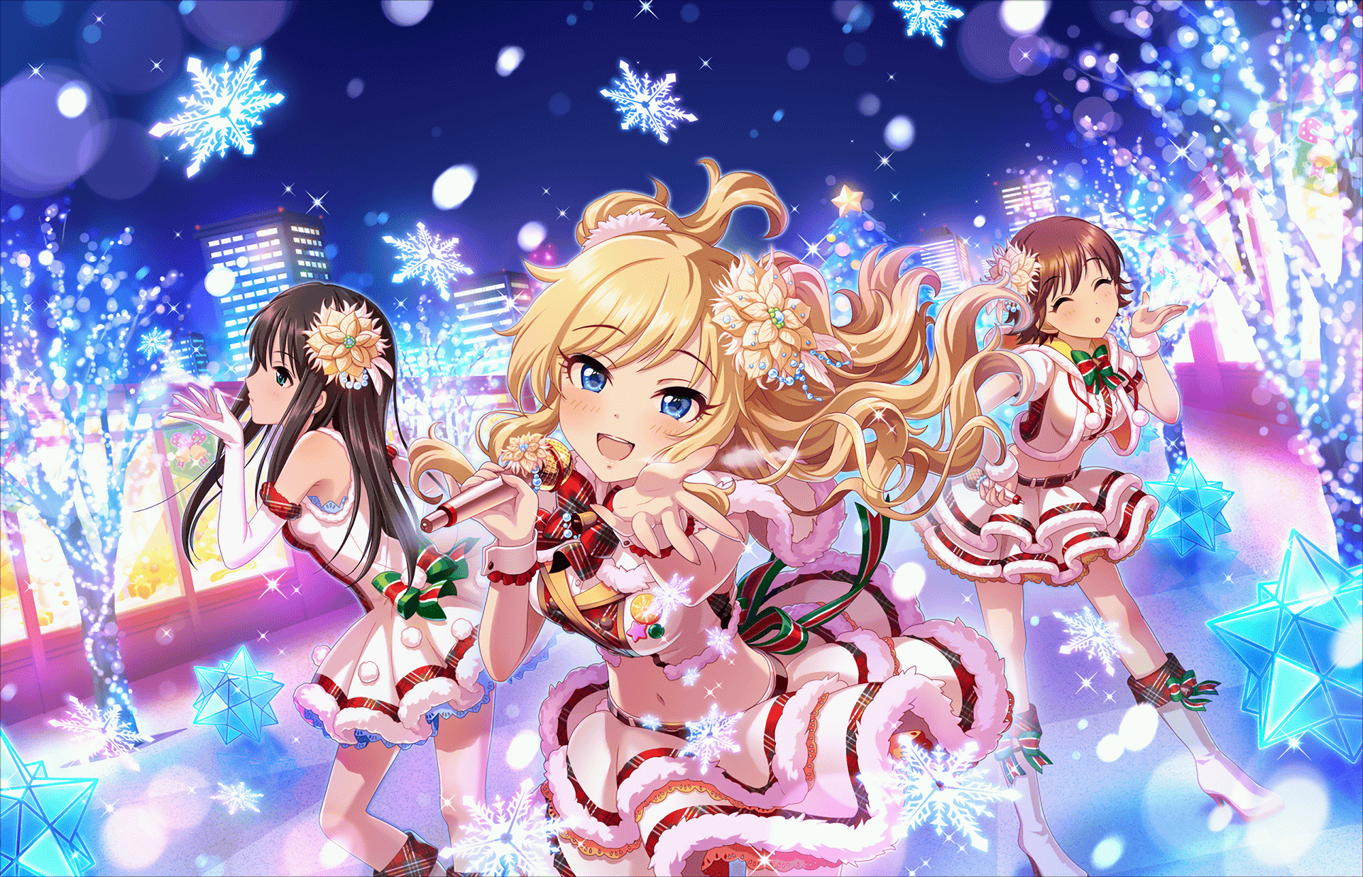 The iDOLM@STER Cinderella Girls: Yui & Mio Shine in Festive Anime