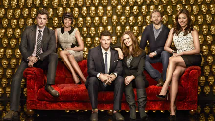 Michaela Conlin Angela Montenegro Lance Sweets John Francis Daley Tamara Taylor Camille Saroyan T.J. Thyne Jack Hodgins Temperance Brennan Seeley Booth Emily Deschanel David Boreanaz TV Show Bones (TV Show) HD Desktop Wallpaper | Background Image