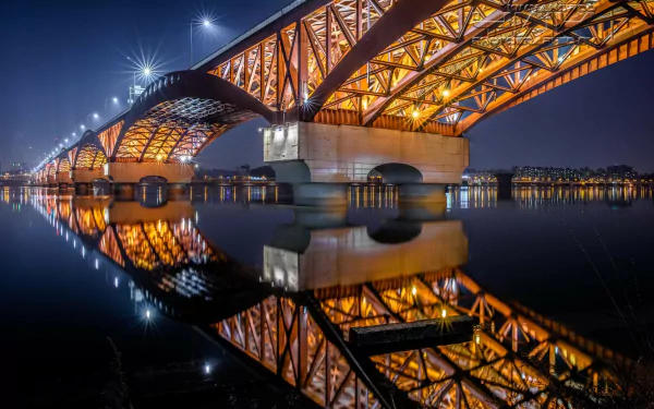  The Seongsu Bridge in Seoul, South Korea