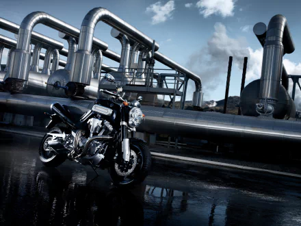 motorcycle Yamaha vehicle YAMAHA MT-01 HD Desktop Wallpaper | Background Image