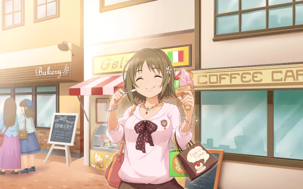 Kanako Mimura Anime THE iDOLM@STER: Cinderella Girls Starlight Stage HD Desktop Wallpaper | Background Image