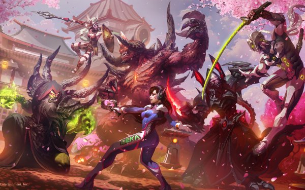 Video Game Heroes of the Storm Alarak Genji Diablo D.Va HD Wallpaper | Background Image