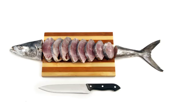 knife seafood food fish HD Desktop Wallpaper | Background Image