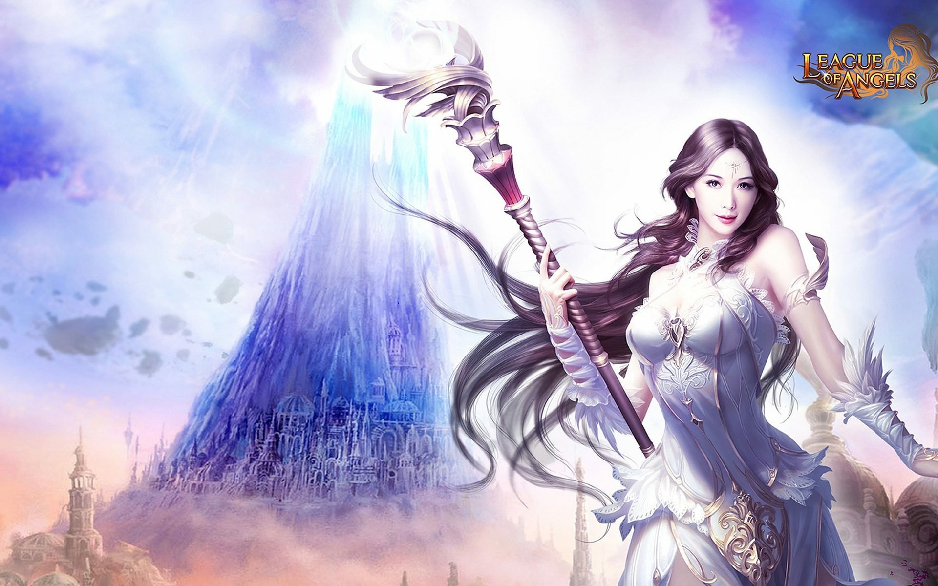 Download Staff Long Hair Fantasy Video Game League Of Angels HD ...