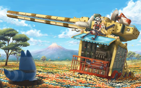 Anime Kemono Friends Serval Kaban Lucky Beast HD Wallpaper | Background Image