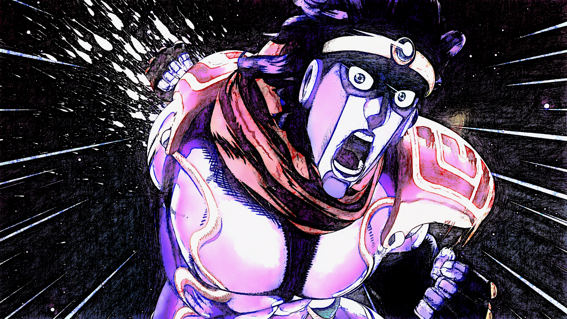 Res: 1920x1080,  Jotaro and Star Platinum [ Wallpaper] by