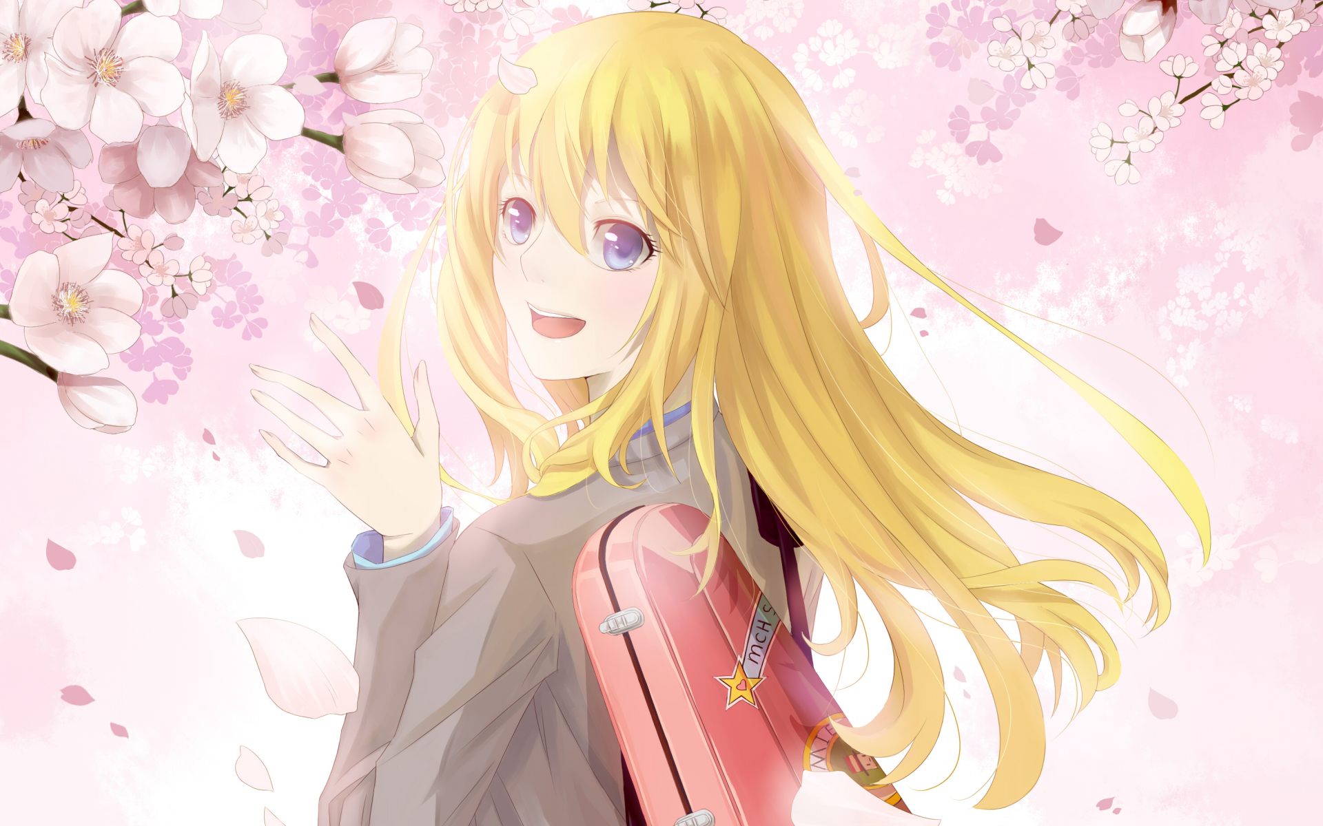 strapless open back dress Buy Your Lie in April Kaori Miyazono Cosplay Costumes