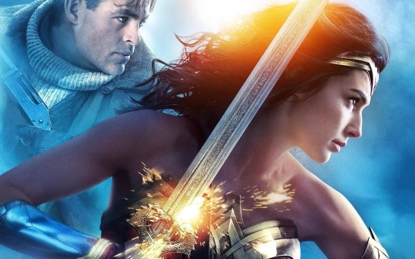 Movie Wonder Woman Gal Gadot Chris Pine HD Wallpaper | Background Image