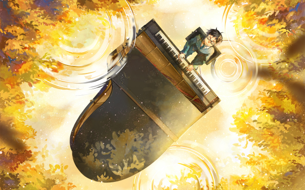 Anime Your Lie in April Kousei Arima HD Wallpaper | Background Image