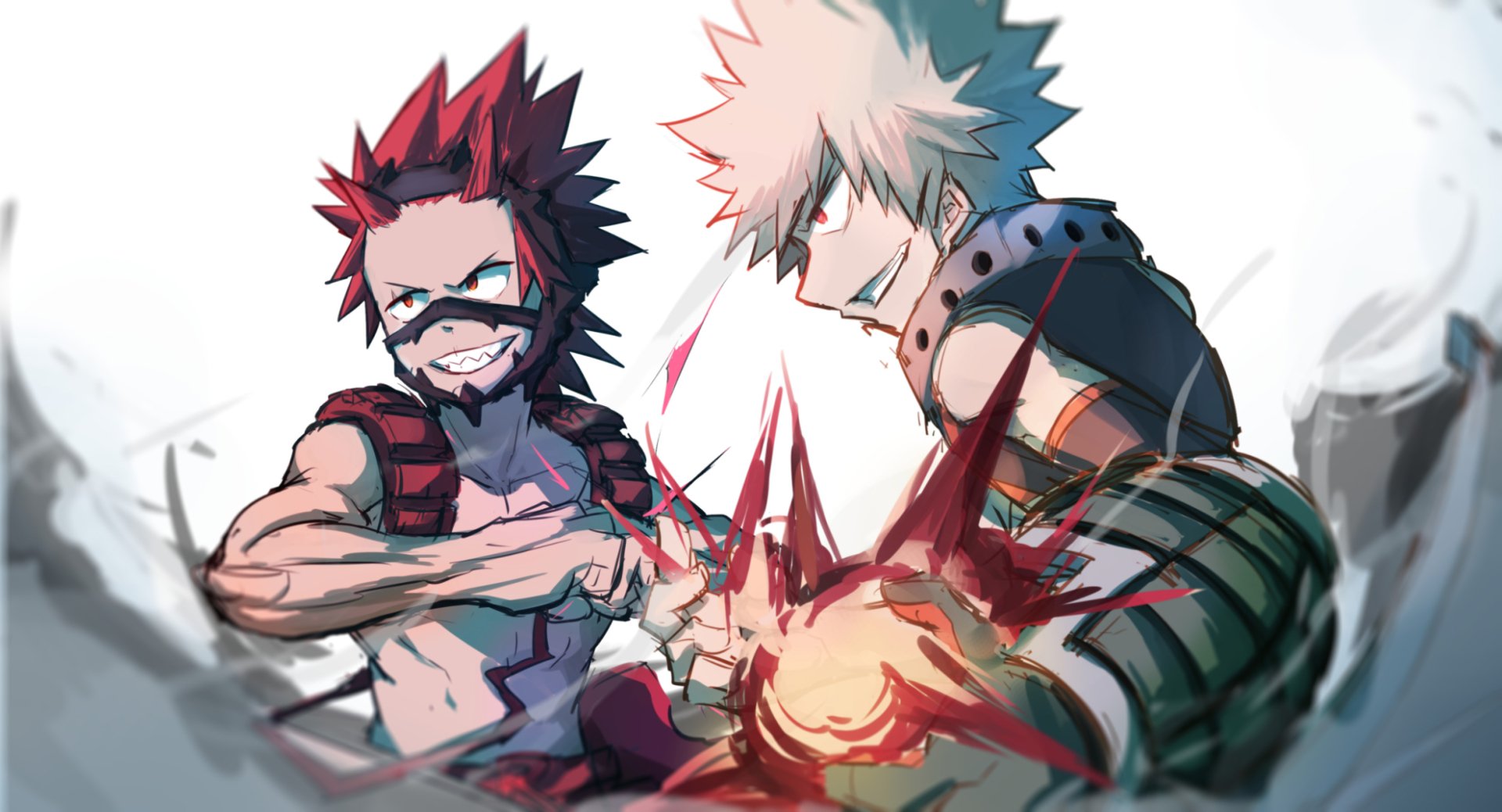 Download Eijiro Kirishima Katsuki Bakugou Anime My Hero Academia Wallpaper