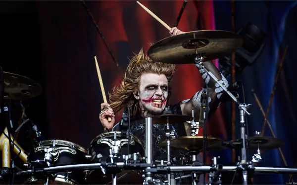 drum set music In This Moment HD Desktop Wallpaper | Background Image